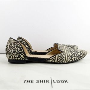 Restricted Glenview D'orsay Floral Aztec Flats
